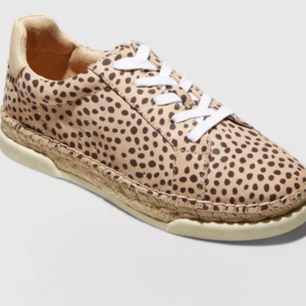 cheetah Espadrille sneaker
